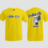 1060 "Endlich Abi" Abi T-Shirt beidseitig bedruckt